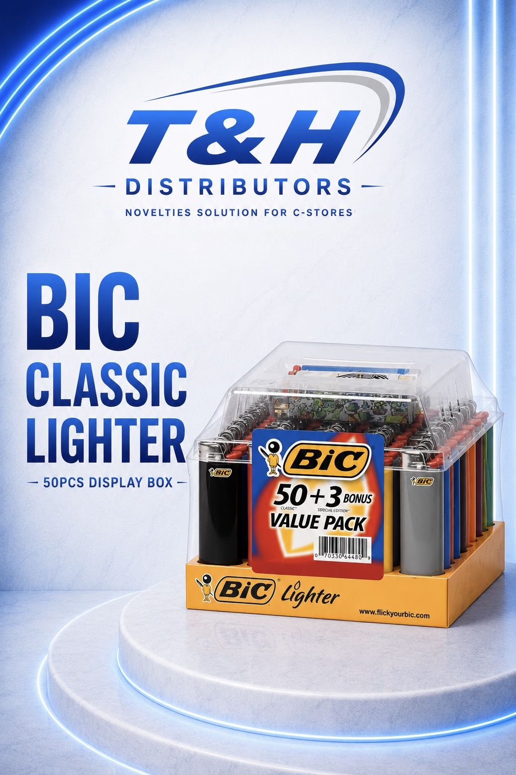 BIC Classic lighters, 50-piece value pack